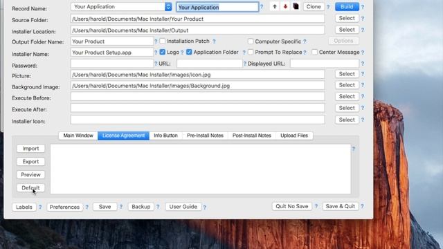 Create Mac Application Installer