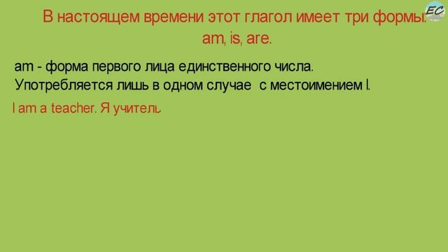 Глагол to be для детей смотреть онлайн