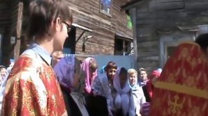 Стояние Зои  Молебен у часовни возле дома, где произошло чудо, стояние окаменевшей Зои куйбышевской