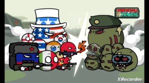 обзор на сырую игру ( countryballs - zombie attack )