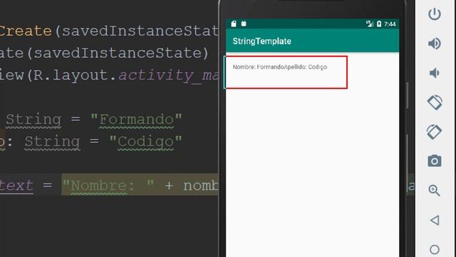 7. Kotlin en Android | String Templates смотреть онлайн