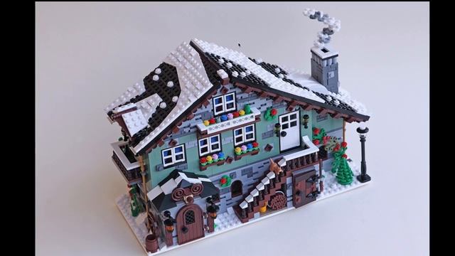 LEGO Ideas Один дома дом Маккалистеров, печатная машинка. Работа Бионикл в пролёте и Шале из лего смотреть онлайн