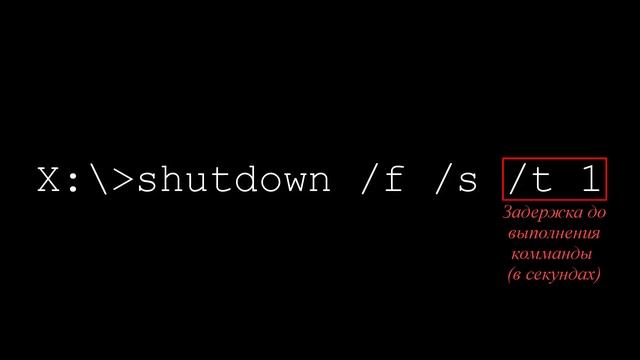 Команда SHUTDOWN: Как выключить подвисший компьютер смотреть онлайн
