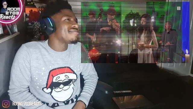 Angelina Jordan "White Christmas" Reaction ft Alexander Rybak - Lovely Duet ❤ смотреть онлайн