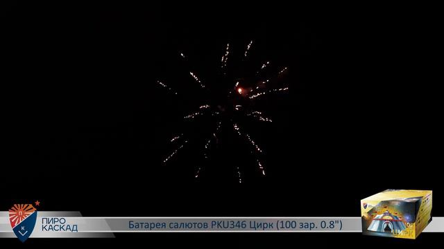 Батарея салютов ЦИРК (100х0,8) PKU346 смотреть онлайн