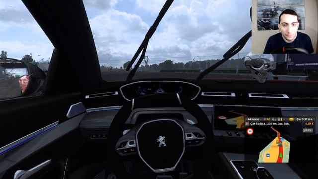 PARİS'E GİDİYORUZ | PEUGEOT 508 GT | Euro Truck Simulator 2 смотреть онлайн