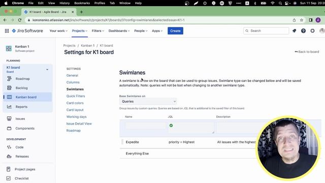 [JIRA] Настройка Kanban доски в Company Managed проектах