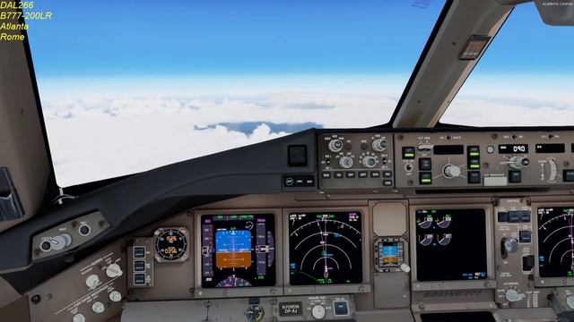 Vatsim Cross the Pond, Eastbound 2023. P3D PMDG 777-200LR - Atlanta to Rome смотреть онлайн