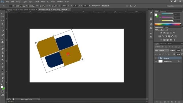 DESIGN AND PRINT YOUR OWN BUSINESS CARD USING PHOTOSHOP CS6