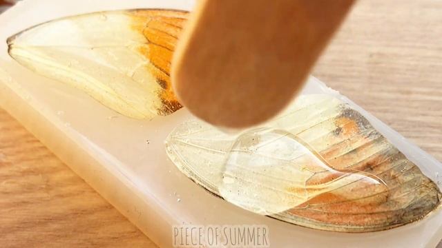 КРЫЛЬЯ БАБОЧКИ ? В СМОЛЕ / ЭПОКСИДНАЯ СМОЛА ARTLINE/ PIECE OF SUMMER смотреть онлайн