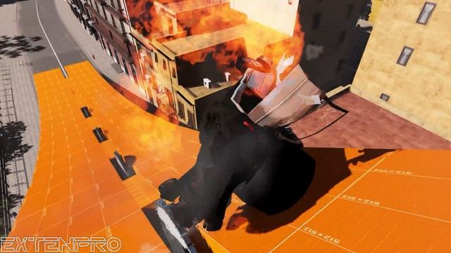 BeamNG.drive - Cars Driving On A Jump Ramp With Giant Saws смотреть онлайн