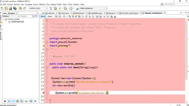 toBynari metodo java Decimal a binario смотреть онлайн