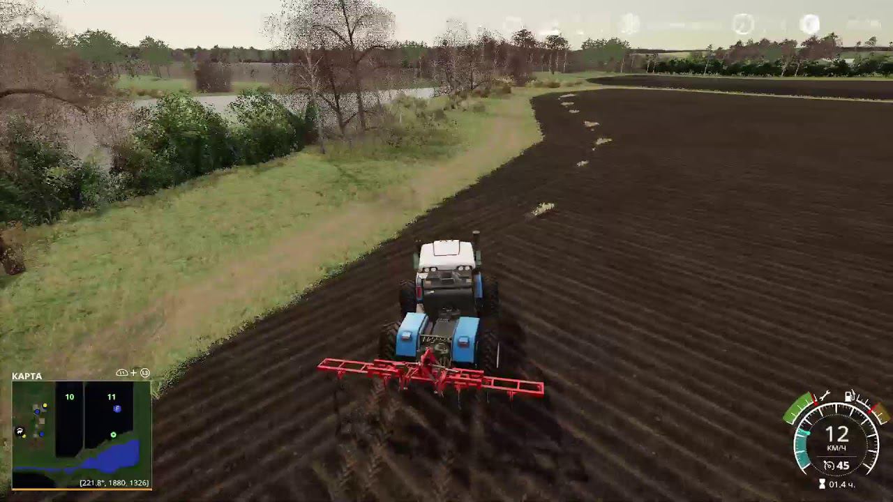 (PS4 Pro) FS19 Колхоз Рассвет #02 смотреть онлайн