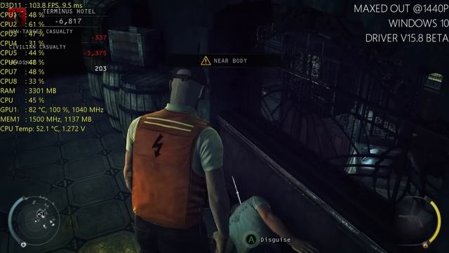 Hitman Absolution Maxed Out 1440p on AMD R9 390 8GB FX 8350 смотреть онлайн