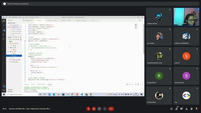 Web Dev : Backend ( Day 1) | Spooky Blinders GDSC-RAIT смотреть онлайн