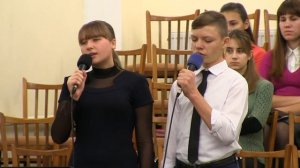 "Без Него мир похож на пустыню"- пение.