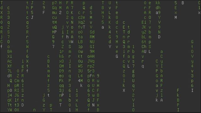 gomatrix, Matrix digital rain смотреть онлайн
