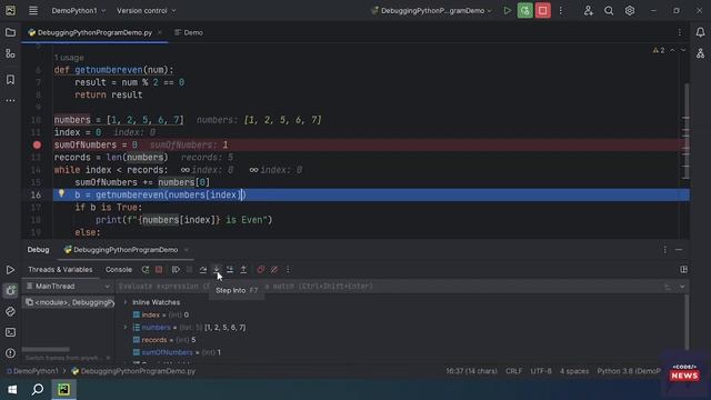 Debugging in Python | Debug Python Code смотреть онлайн