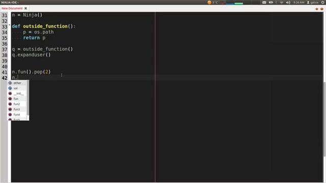 Preview: NINJA-IDE Code Completion - Functions Return смотреть онлайн