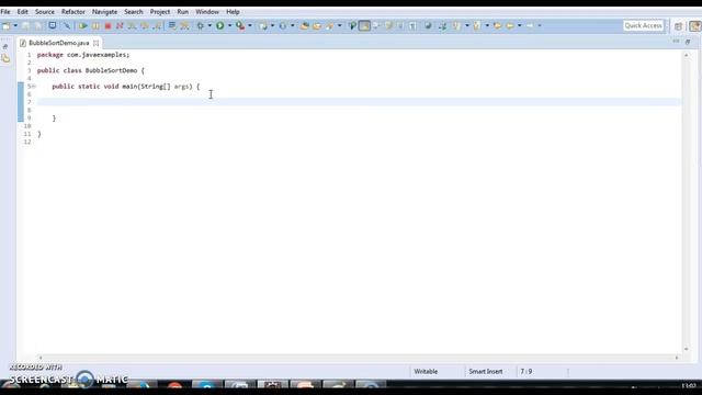 09 write a java program to implement bubble sort Part 1 смотреть онлайн