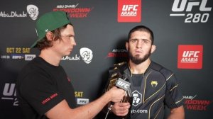 UFC 280: Ислам Махачев - Интервью после победы
