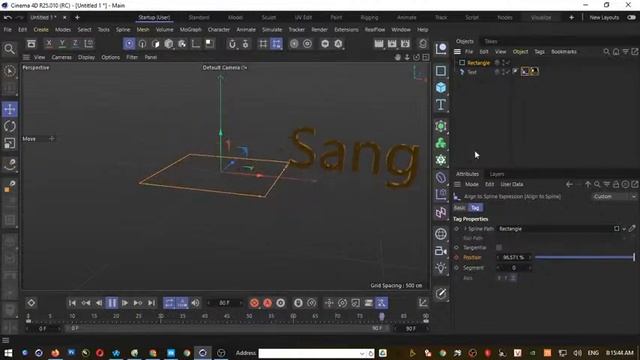hướng dẫn Cách sử dụng Align To Spline Tag trong C4D r25 ➤ Kiến thức đồ họa 4D смотреть онлайн