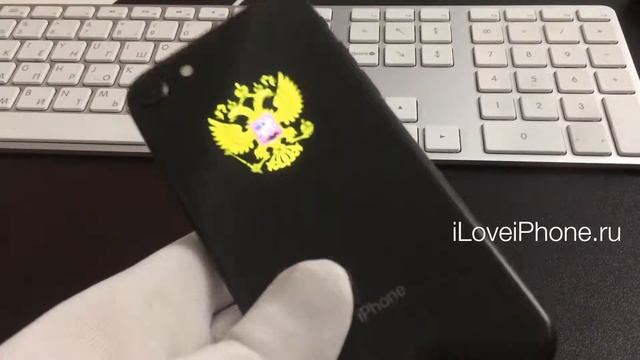 Моддинг iPhone 8 - светящийся герб России. iPhone 8 Glowing Logo Mod. Custom iPhone 8 & iPhone X смотреть онлайн