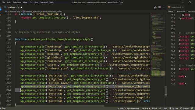 Convert HTML, Bootstrap Template into Wordpress Theme | Wordpress Custom Theme Development Part 1 смотреть онлайн