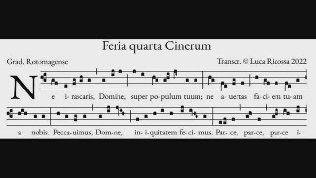 Ne irascaris Domine super populum tuum