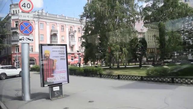 Автобус Mercedes-Benz O405 (АО 956 22). Покатушки по Барнаулу. / Ride on the Mercedes-Benz O405 bus смотреть онлайн