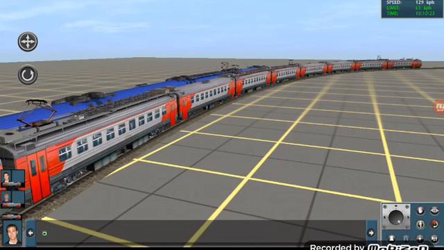 ЭД9Э-0027 и ЭД4М-0383 в trainz simulator android смотреть онлайн