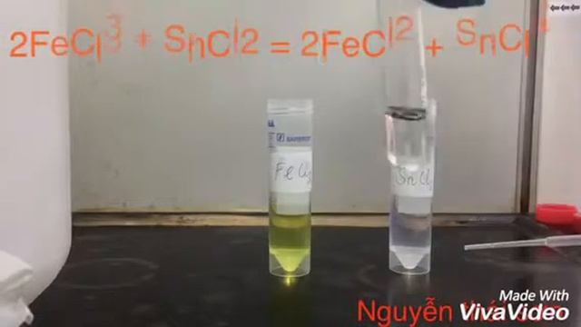 FeCl3 + SnCl2 смотреть онлайн