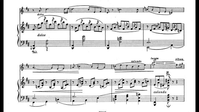 Nikolai Medtner - Two Canzonas with Dances for Violin and Piano, Op. 43 (1922-24) [Score-Video] смотреть онлайн