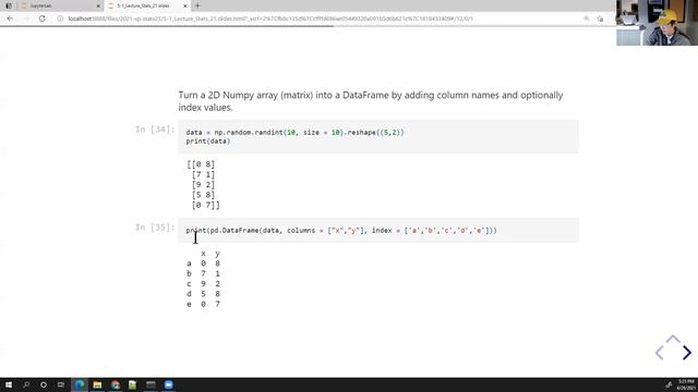 Stats 21 Lecture 5-1 Pandas Basics with Python смотреть онлайн