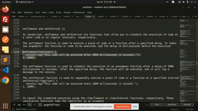 JavaScript Tutorial in Hindi #77 setTimeout and setInterval JavaScript смотреть онлайн