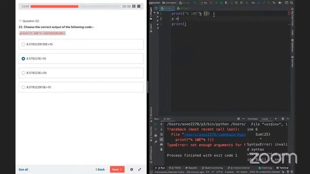 Python PCAP mock practice exam -1 смотреть онлайн