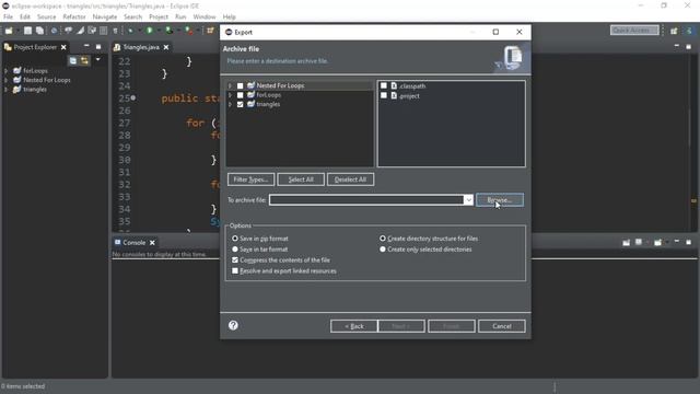 How to Export Your Project as a ZIP File in Eclipse смотреть онлайн