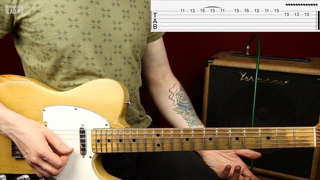 Как играть соло Led Zeppelin Since I've Been Loving You на гитаре [табы и минус] смотреть онлайн