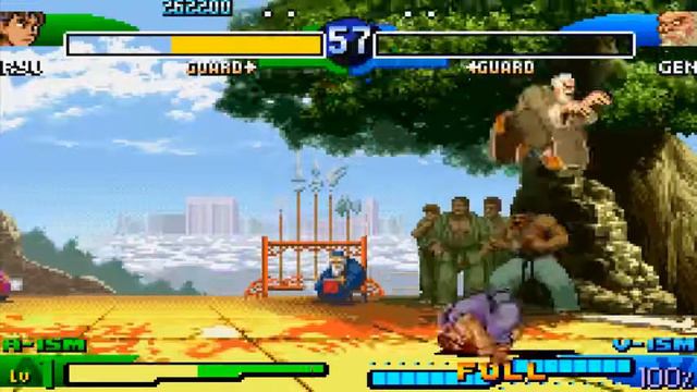 Street Fighter Alpha 3 - Gameplay Ryu fight - GBA смотреть онлайн