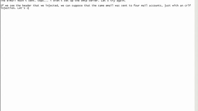 CRLF Carriage Return and Line Feed Injection Demonstration by Paisterist смотреть онлайн