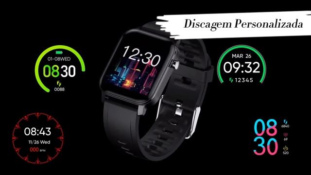 Relógio Smartwatch Inteligente LIGE IP68 à prova d'água tela 1,4 sensível ao toque completo смотреть онлайн