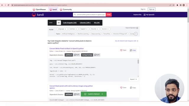 How to Create a Black Image and a White Image using OpenCV Python | kandi use case смотреть онлайн
