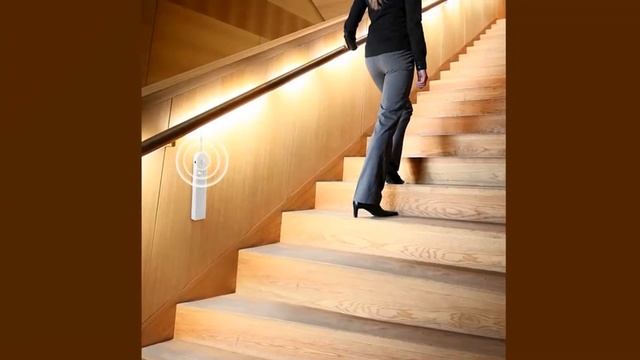 Светодиодный светильник с датчиком движения для лестницы смотреть онлайн