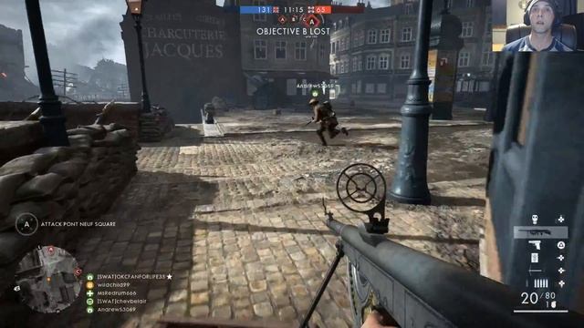 Battlefield 1: CHAUCHAT AA SIGHTS – BEST LOADOUT – BF1 Multiplayer Gameplay смотреть онлайн