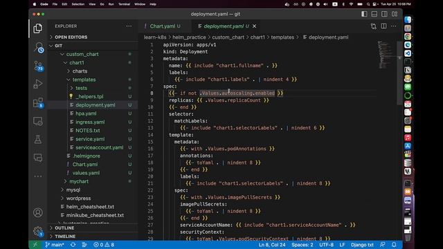 Kubernetes(쿠버네티스): EP21 - 나만의 Helm chart package 만들어 보기 смотреть онлайн