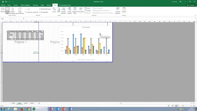 EXCEL 2016: Ver Saltos de Página en Hoja Excel. смотреть онлайн