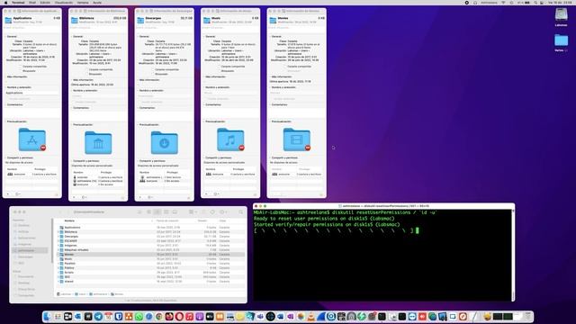 Cómo reparar permisos del usuario en MAC смотреть онлайн