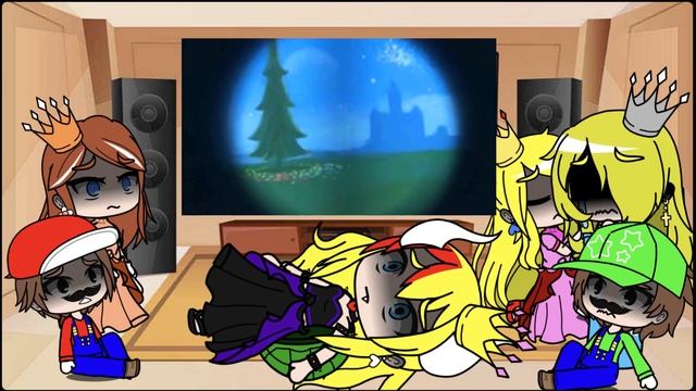 Mario reacts to Rosalina Unmasked {Both parts} | Gacha Club | Game Theory смотреть онлайн