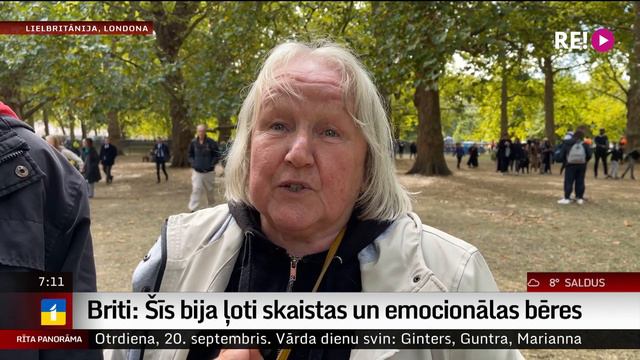 Briti: Šīs bija ļoti skaistas un emocionālas bēres смотреть онлайн