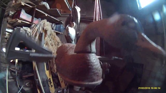 Механическое чучело гуся с вращающимися крыльями своими руками. смотреть онлайн